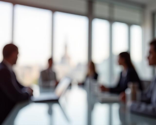 Modern collaborative workspace in Paris overlooking city skyline