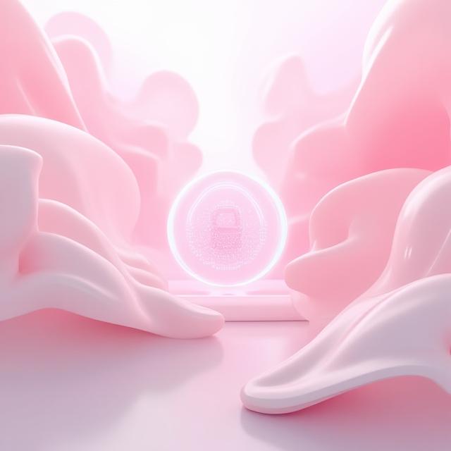 Abstract representation of data security and digital privacy